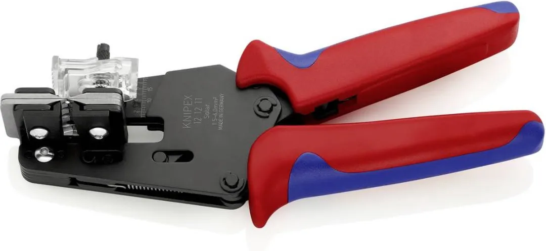 Knipex 12 12 11 Precisie Afstriptang 1.5-6.0mm - Zwart