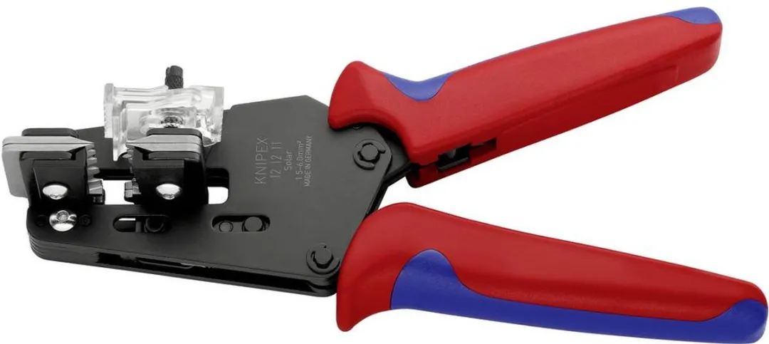 Knipex 12 12 11 Precisie Afstriptang 1.5-6.0mm - Zwart