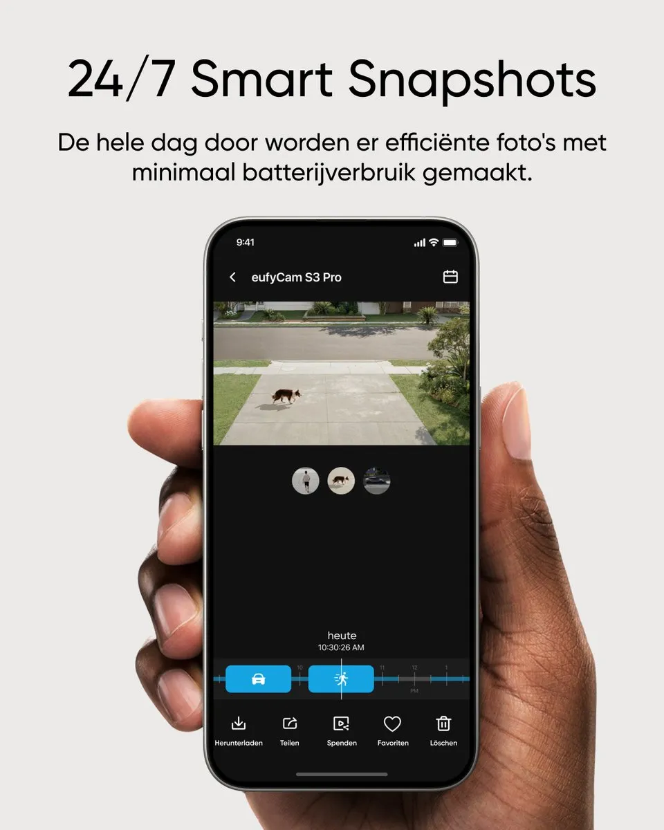 Eufy EufyCam S3 Pro Beveiligingscamera 4K - 4 Stuks + HomeBase 3 - Wit