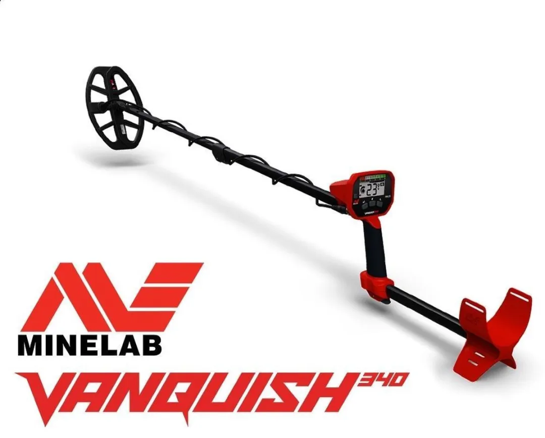 Minelab Vanquish 340 Metaaldetector - MF - Rood/Zwart