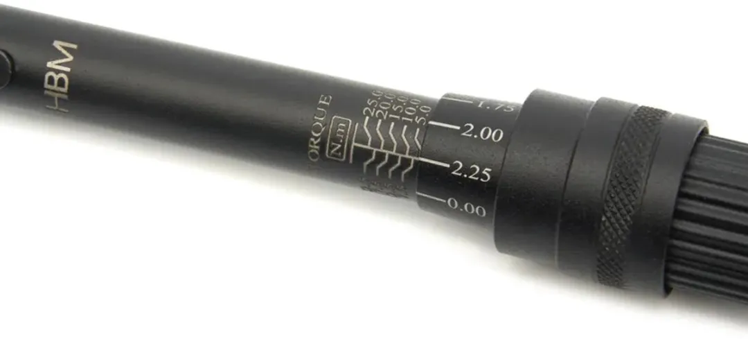 HBM Momentsleutel 5-25Nm 1/4" - Zwart