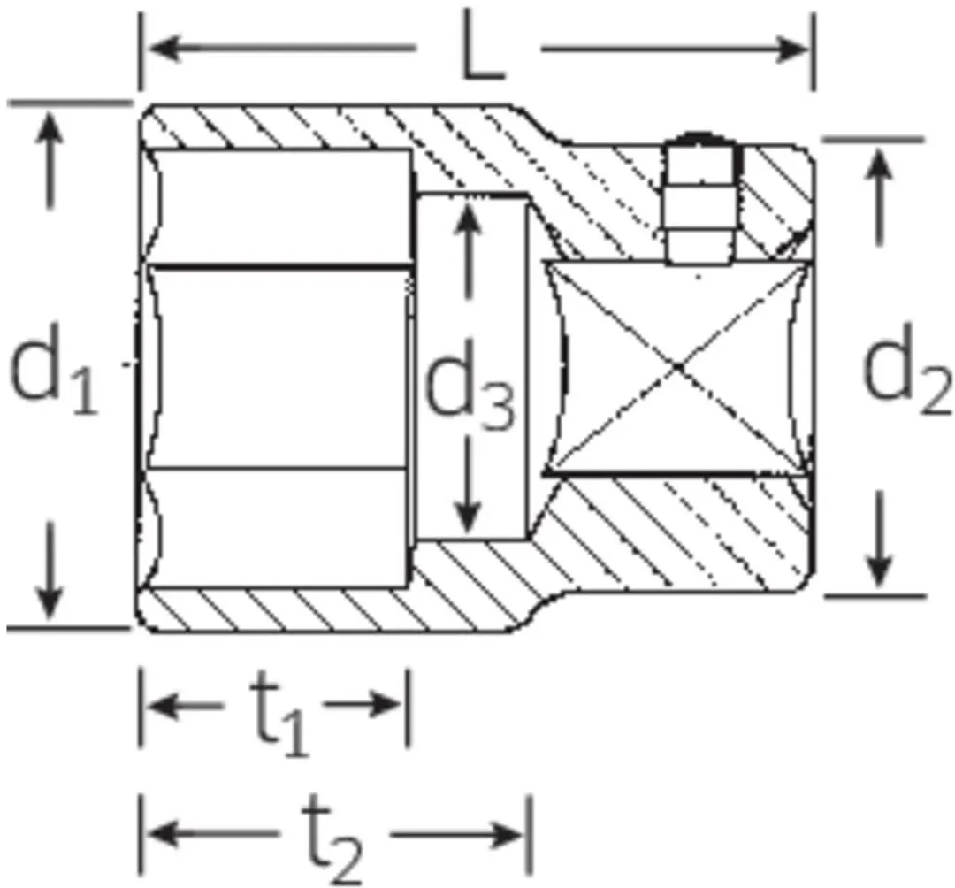 Stahlwille 55 19 05010019 Dopsleutelinzetstuk 19mm