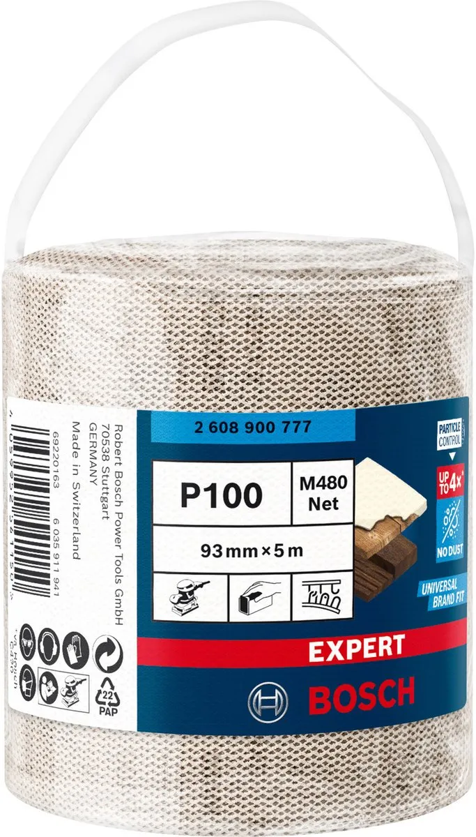Bosch Professional Expert M480 Schuurnetrol 93mm - 5m G 100