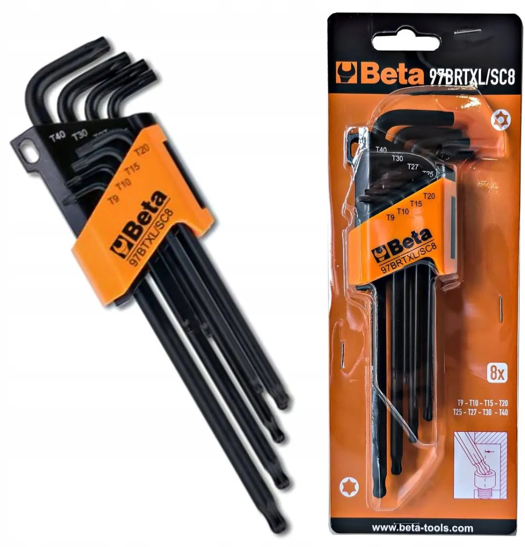 Beta Torx Inbussleutels 8-delig T9-T40