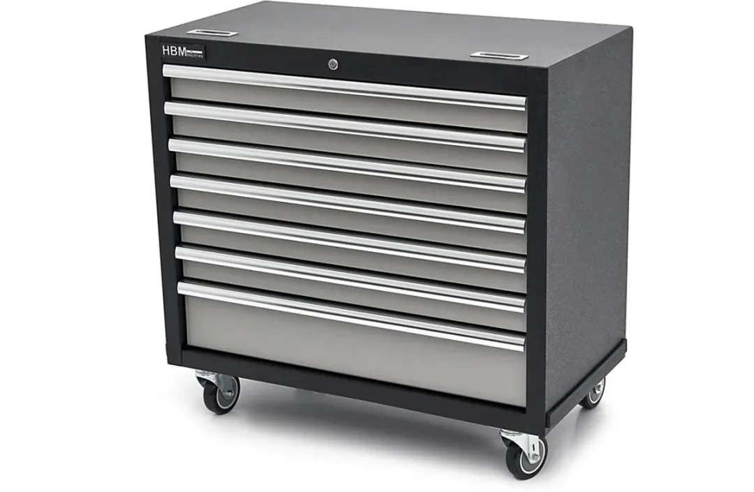 HBM H130681 Gereedschapswagen 7 Lades - Zwart