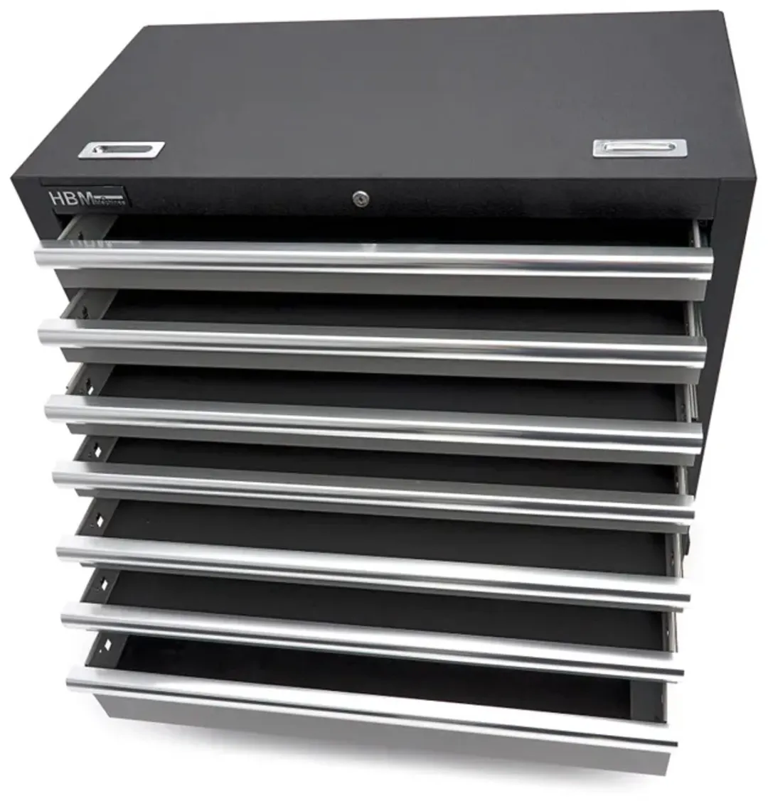 HBM H130681 Gereedschapswagen 7 Lades - Zwart