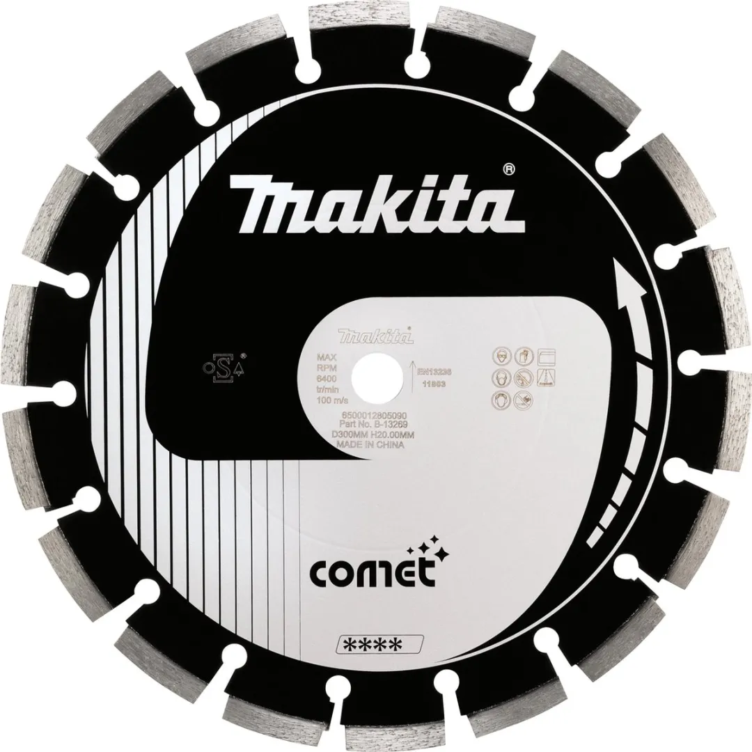 Makita Diamantschijf B-13269 300x20x2,8mm - Zwart