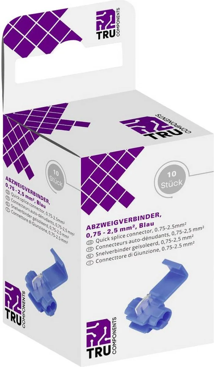 Tru Components T1904C037 Aftakconnector 2-polig