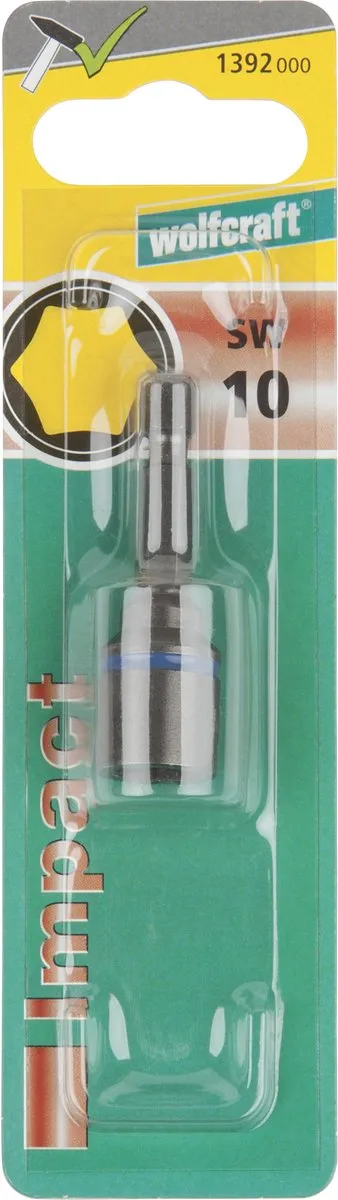 Wolfcraft Dopsleutel Impact 10mm - 1392000
