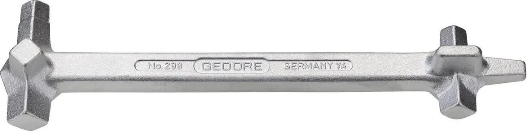 Gedore Carterplugsleutel 299 - 6-delig - Zilver