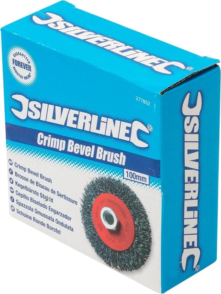 Silverline Staalborstel Ø100mm - Haakse Slijpmachine