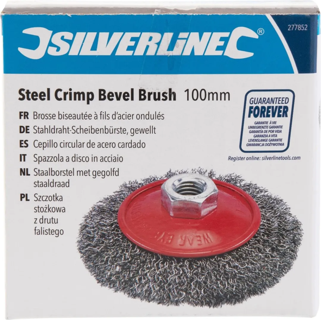 Silverline Staalborstel Ø100mm - Haakse Slijpmachine