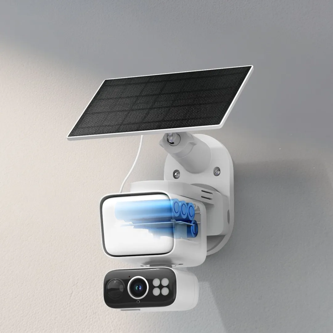 TP-Link Tapo C615F KIT Beveiligingscamera - 2K Solar Floodlight - Pan Tilt - Wit/Zwart