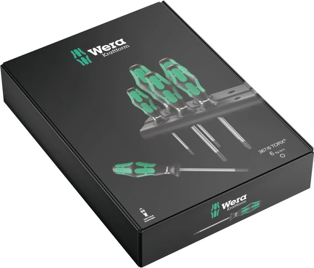 Wera Kraftform Plus Torx Schroevendraaierset 6-delig TX10-40 - 05028062001