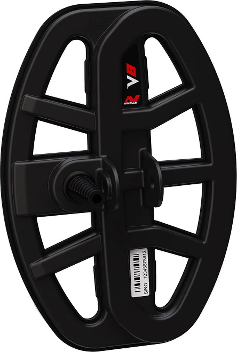 Minelab Zoekschijf V8 8x5 DD - Zwart
