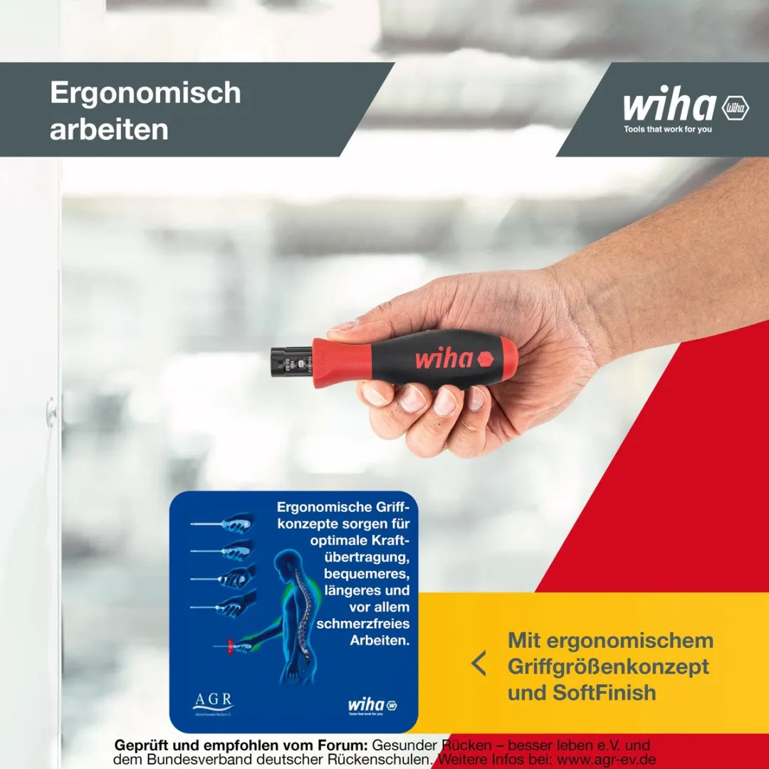 Wiha Momentschroevendraaierset TorqueVario 2852S1001 - 14-delig TORX/TORX PLUS 0,8-5,0 Nm