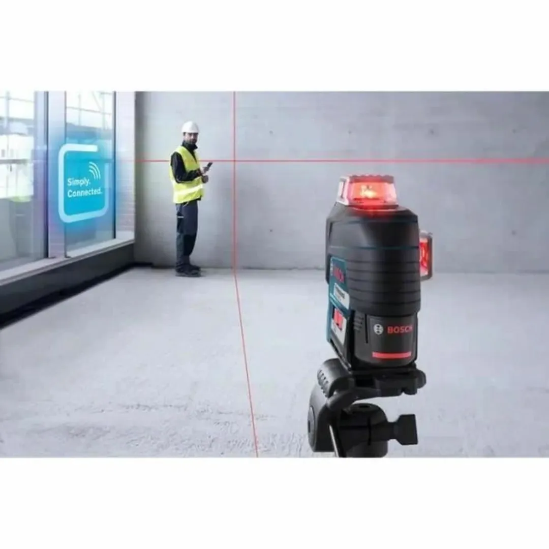 Bosch Professional GLL 3-80 C Lijnlaser - 12V 2.0Ah Set - Zwart/Blauw - afbeelding 4 van 6