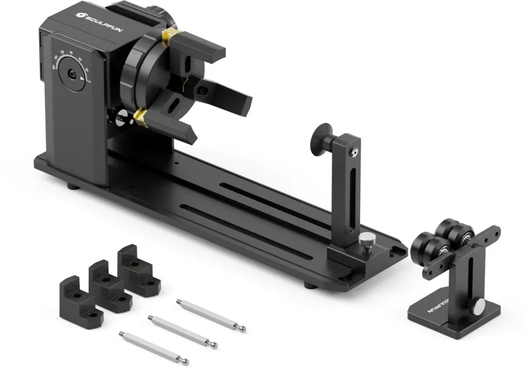 Sculpfun RA Pro Roller Lasergraveermachine Y-as Rotatiemodule