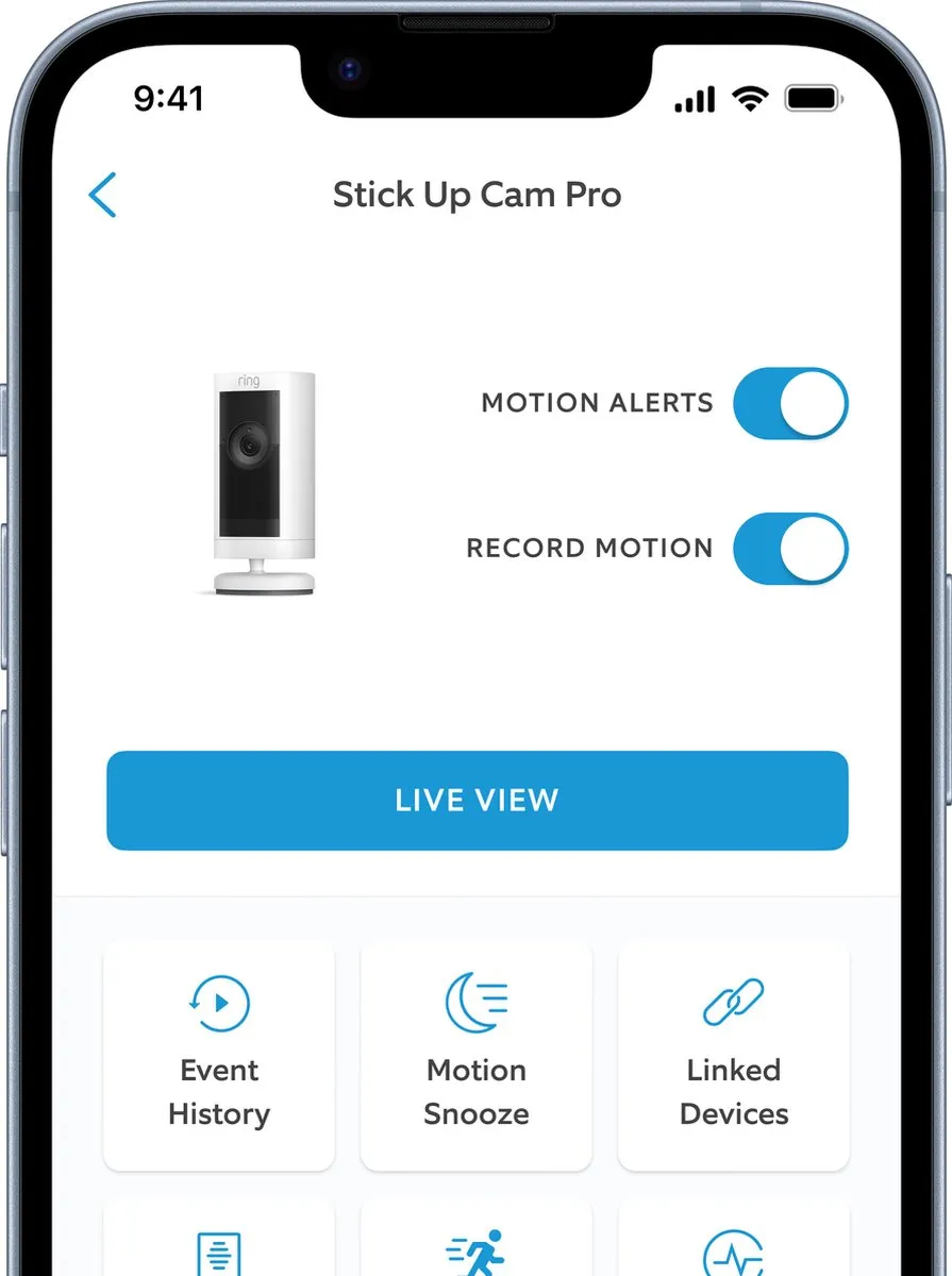 Ring Stick Up Cam Pro B09CJYHFVM Beveiligingscamera - Wit