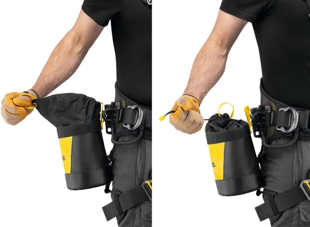 Petzl TOOLBAG 1.5 - 1.5L - Zwart/Geel