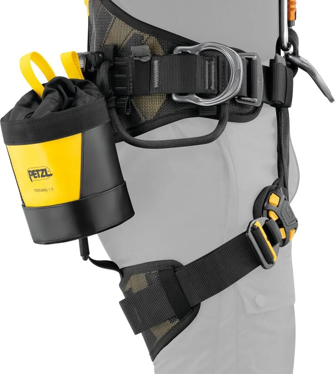Petzl TOOLBAG 1.5 - 1.5L - Zwart/Geel