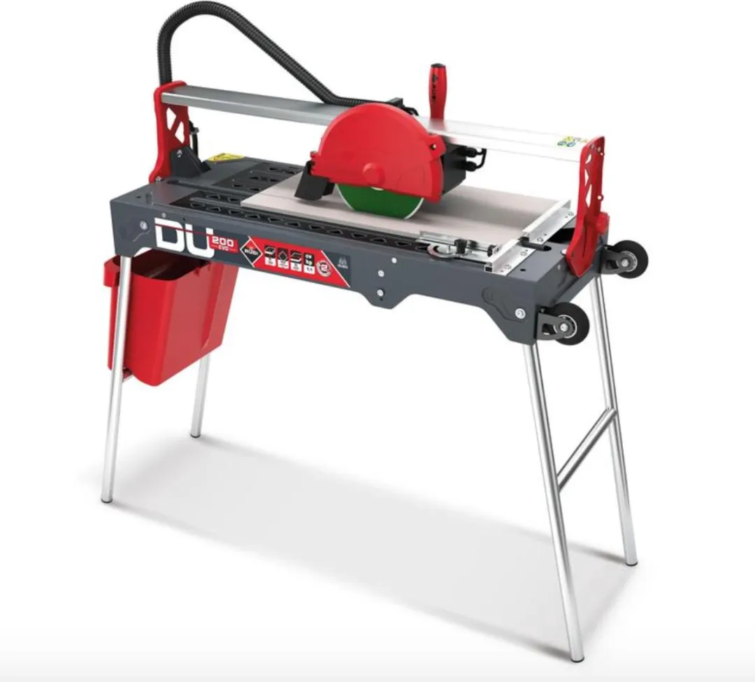 Rubi DU 200 EVO 850 Tegelzaagmachine - 810W - Rood/Zwart