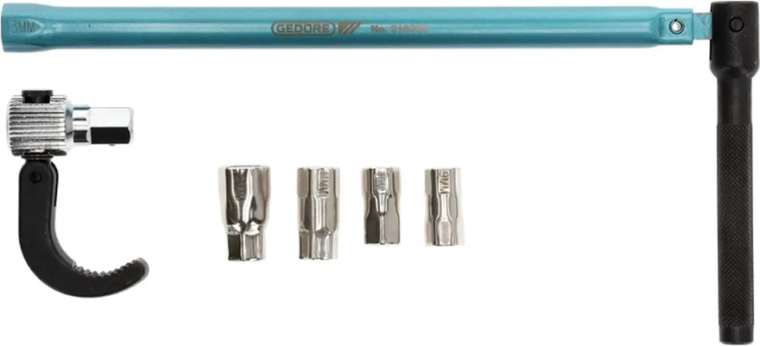Gedore 316500 / 2829274 Standkraanmoersleutel - Blauw - afbeelding 6 van 6