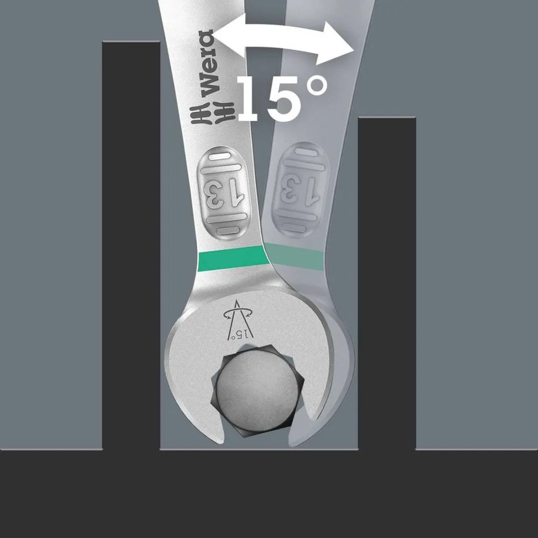 Wera 6003 Joker Pedal Ring-Steeksleutel 15mm