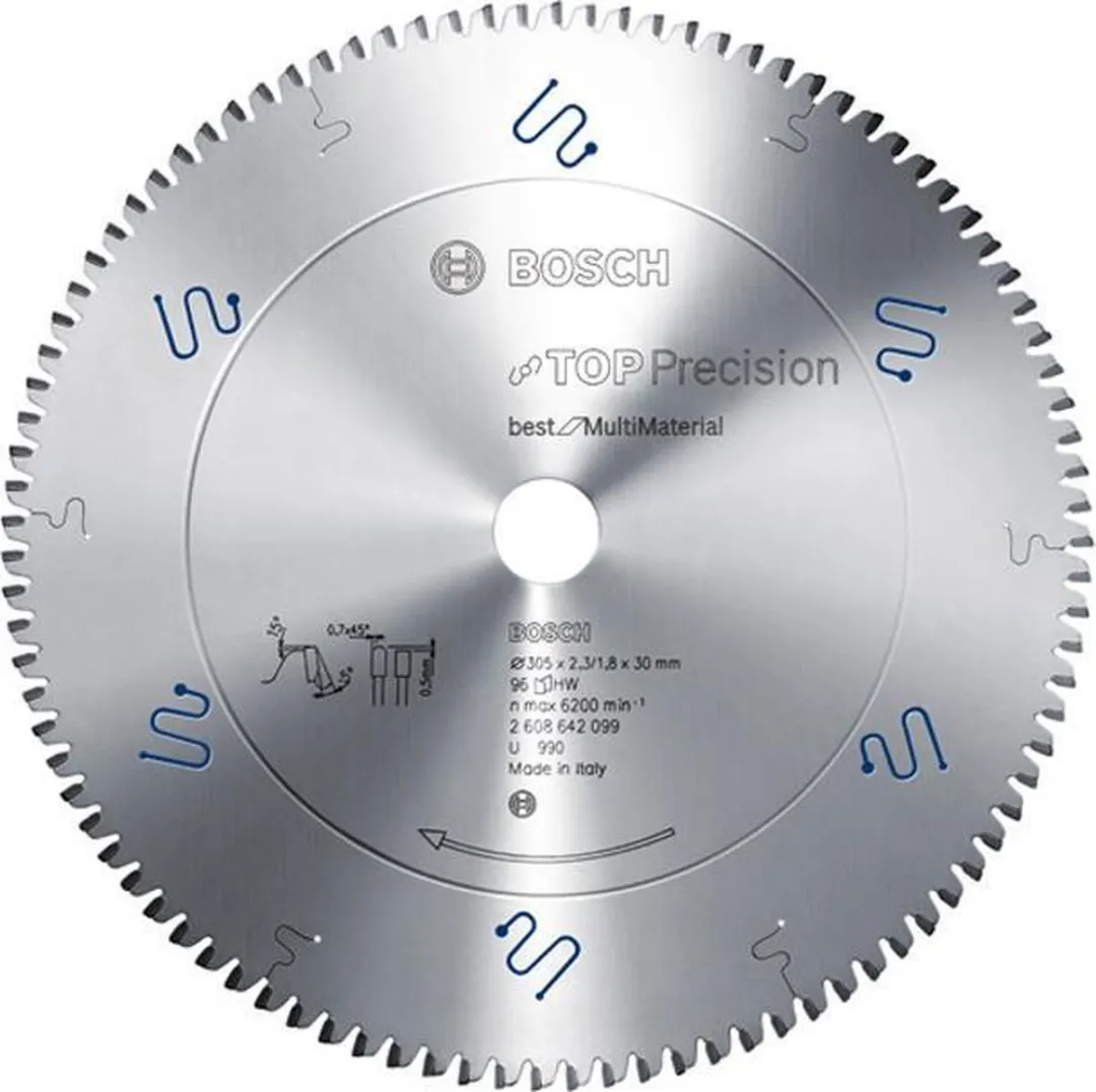 Bosch Professional Cirkelzaagblad CIRKZB TOP MULTI 210x30mm - 54T - afbeelding 2 van 2