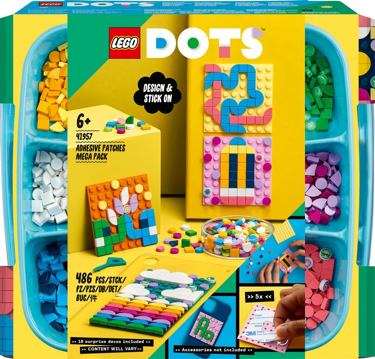 LEGO DOTS Zelfklevende Patches Megaset 41957