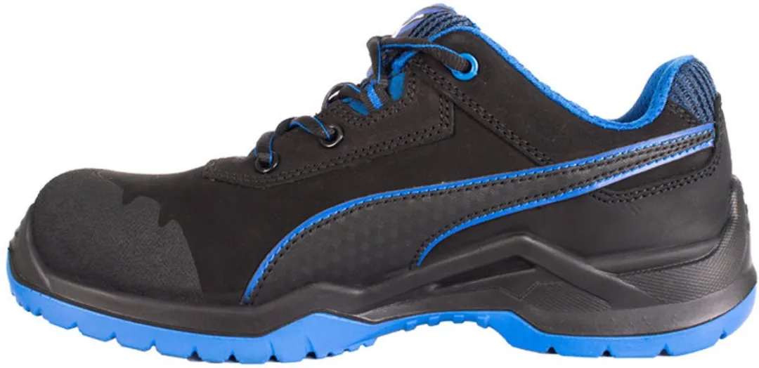 PUMA Safety Argon Laag S3 644220 - Veiligheidsschoen 46 - Zwart/Blauw