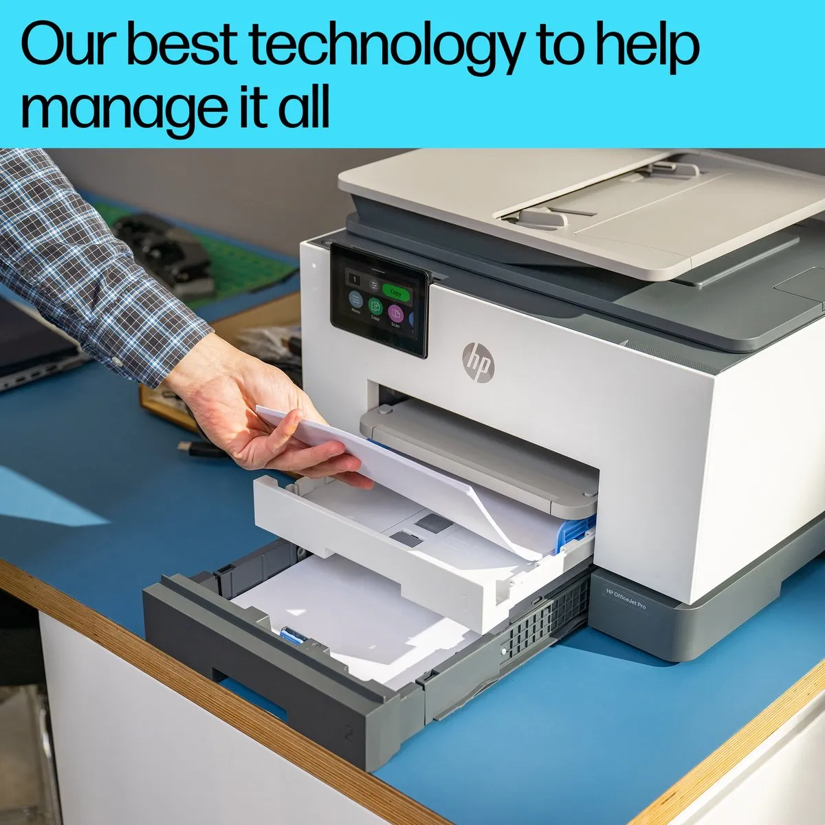 HP OfficeJet Pro 9130b Inkjetprinter - 25 ppm - Wit