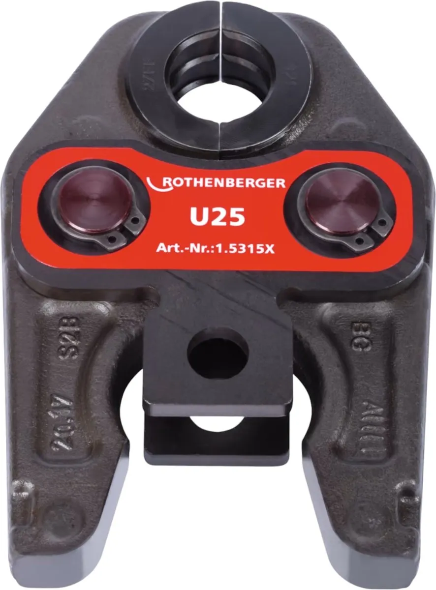 Rothenberger Persbek Standaard U25 015315X - Grijs/Rood