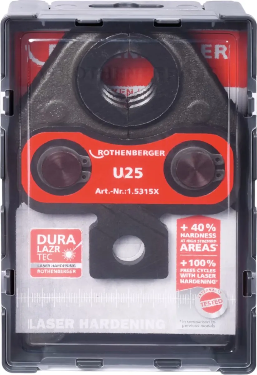 Rothenberger Persbek Standaard U25 015315X - Grijs/Rood