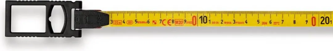 Stabila LBM 2000 FIBREGLASS Rolmaat 30m - Kleurloos