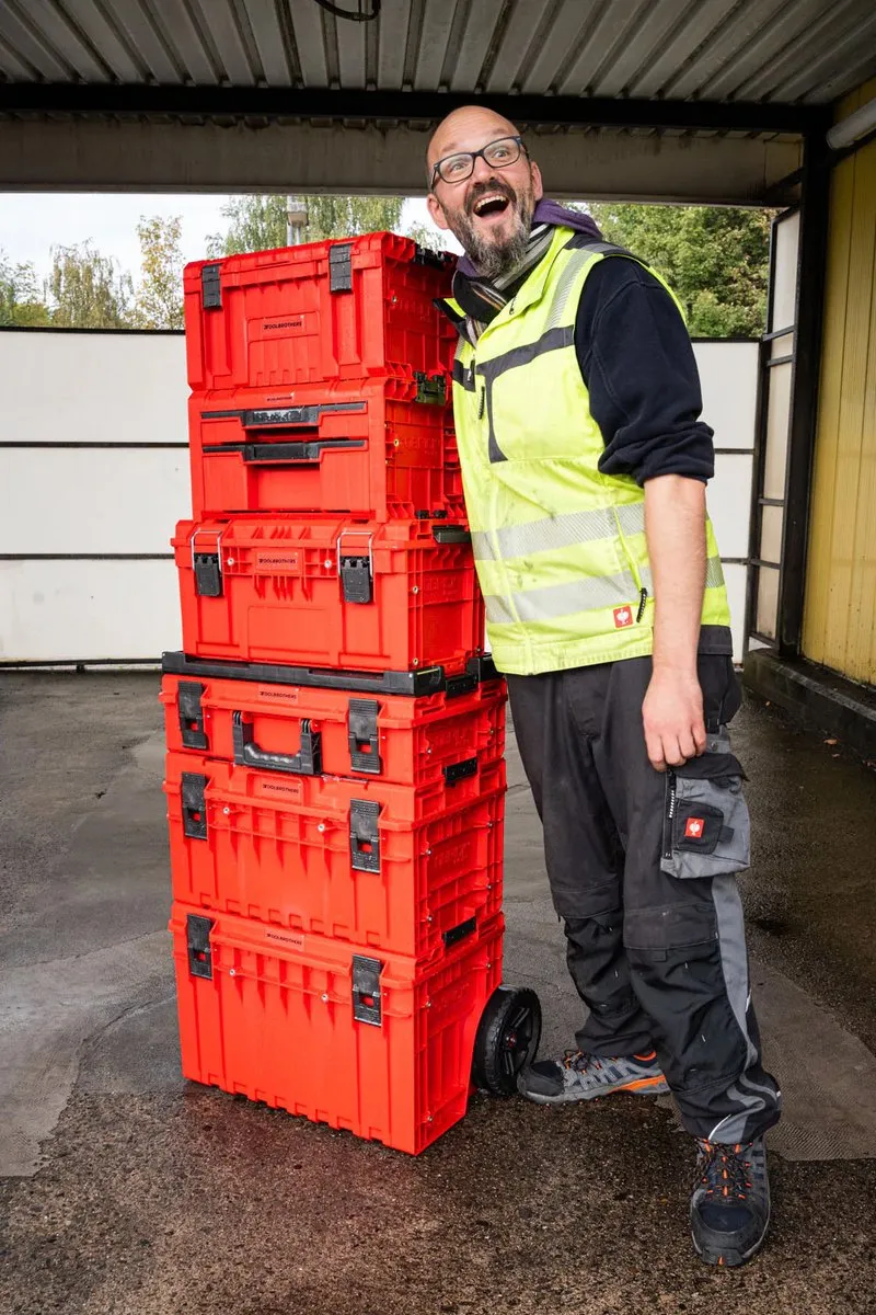 Toolbrothers RHINO XXL Gereedschapskoffer ULTRA Vario+ - Rood - afbeelding 6 van 6