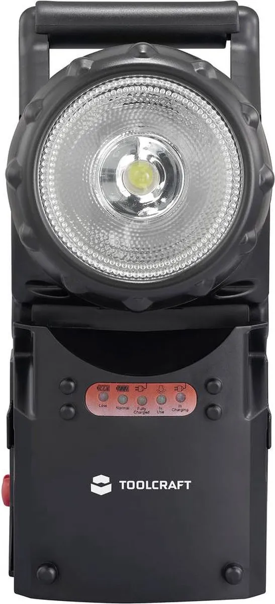 TOOLCRAFT TC-6406360 Accu Handschijnwerper 160 Lumen - Zwart