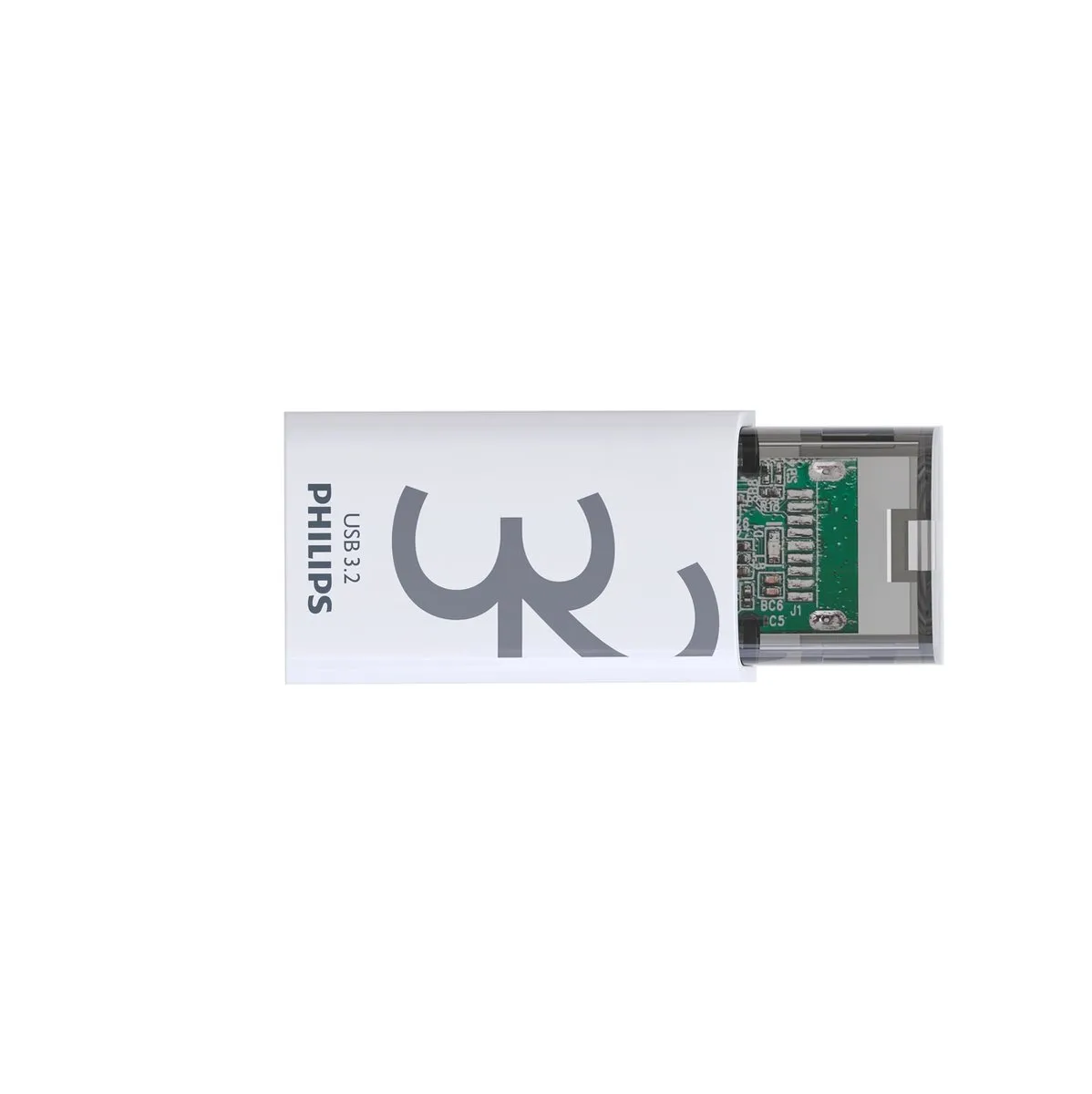 Philips FM32FD175 USB-C Stick 32GB - 2 Stuks - Grijs