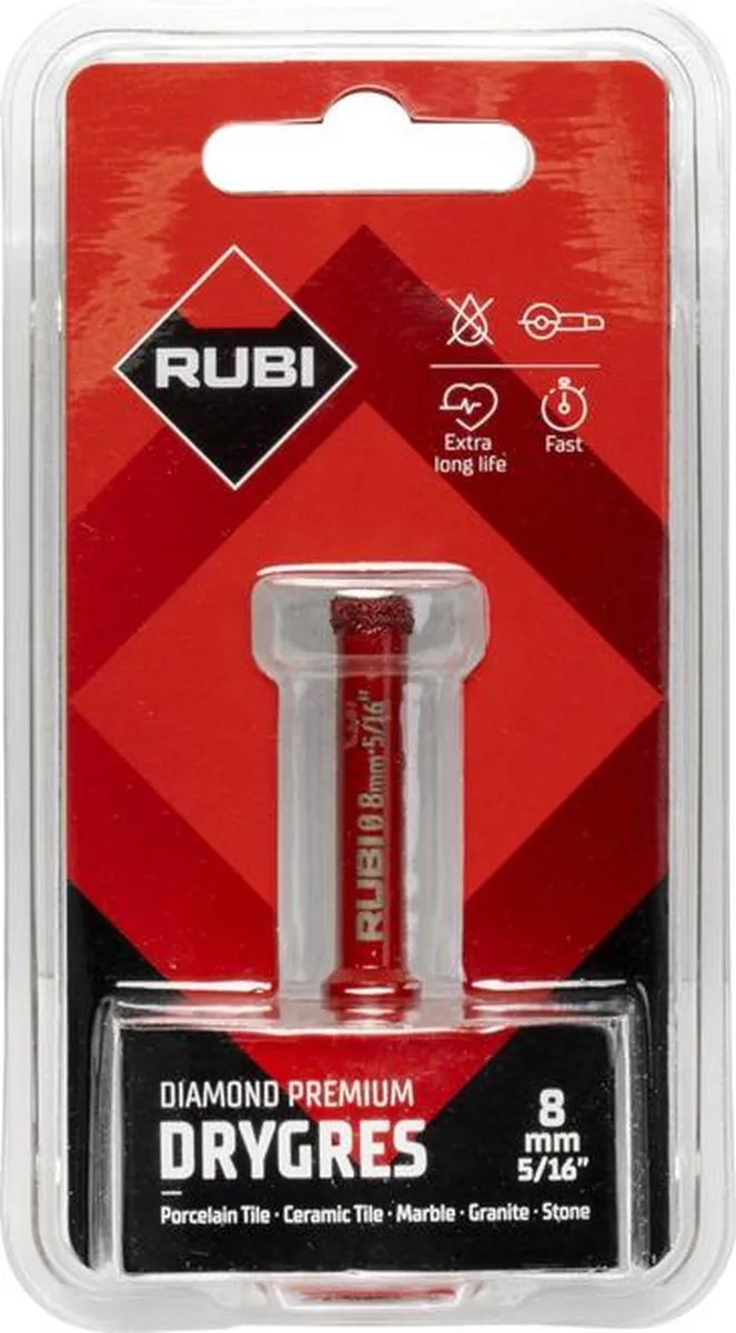 Rubi Drygres Premium Diamantboor 8mm M14