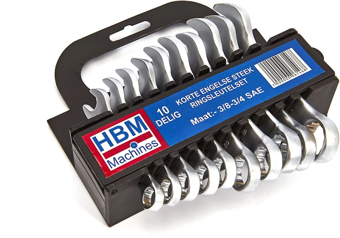 HBM 10-delige Engelse Steek- en Ringsleutelset 27
