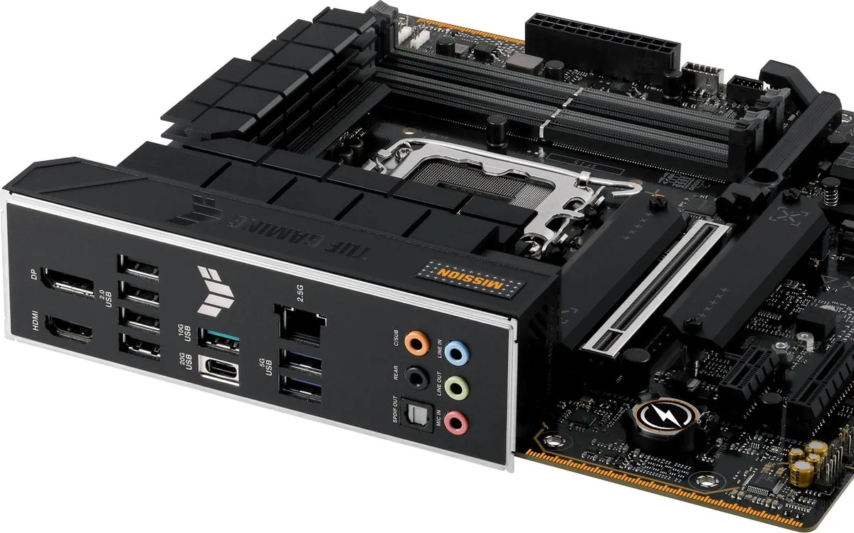 ASUS TUF GAMING B760M-PLUS II Moederbord - Micro-ATX