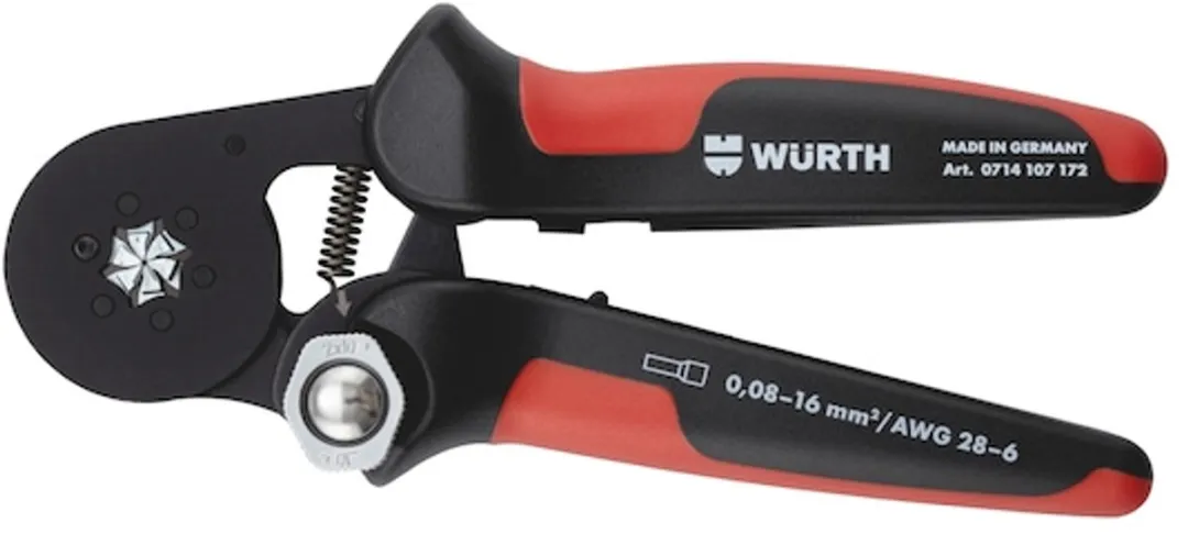 Würth Krimptang Zijkant Krimp 1 Stuks - Rood/Zwart