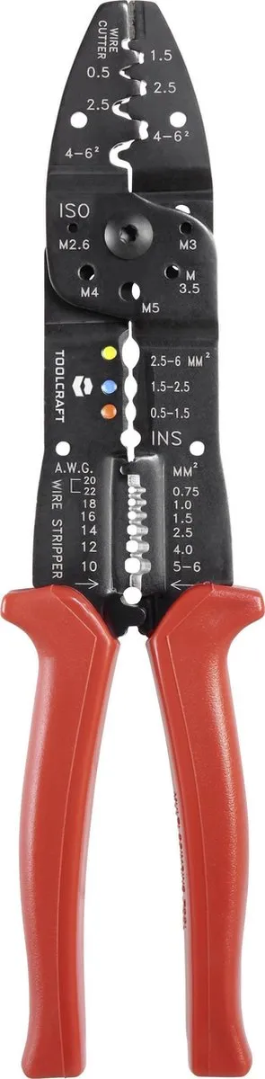 TOOLCRAFT TO-4861971 Multifunctionele Tang 0.75-6mm