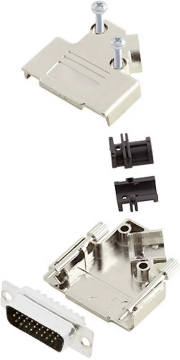 Amphenol L17D45PK-M-25+L717HDB44P D-sub 44-polig connectorset