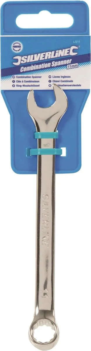 Silverline Steekringsleutel 11mm - Gehard Staal