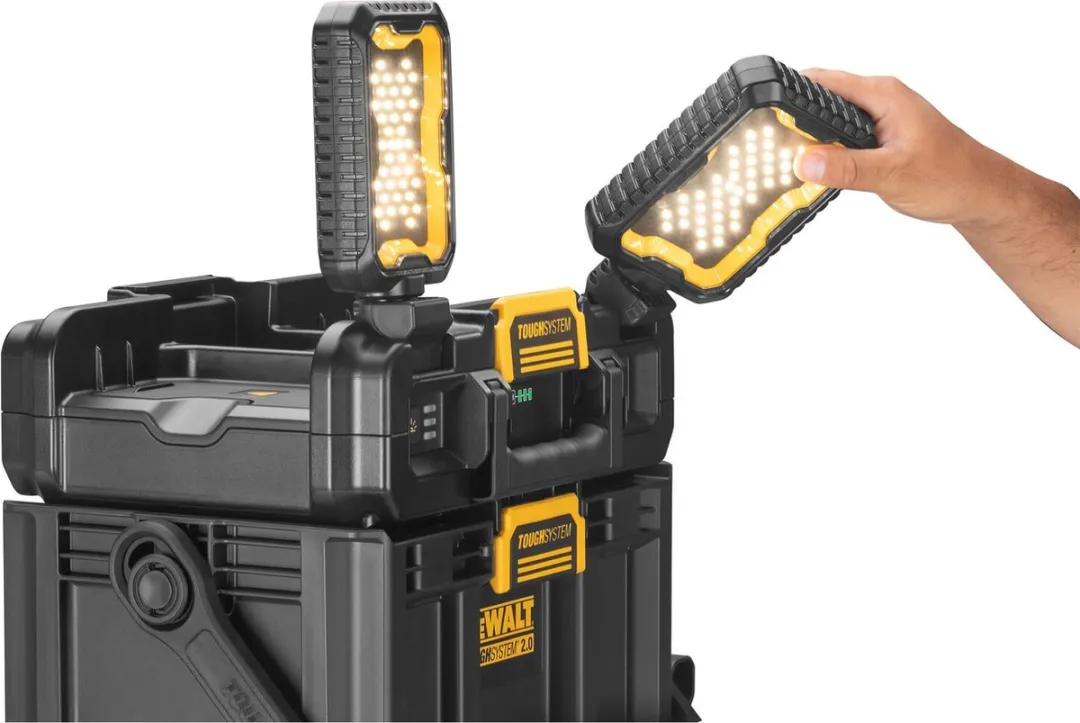 DeWalt ToughSystem 2.0 DWST08061-1 Gereedschapskoffer & Lamp 18V XR - Geel/Zwart