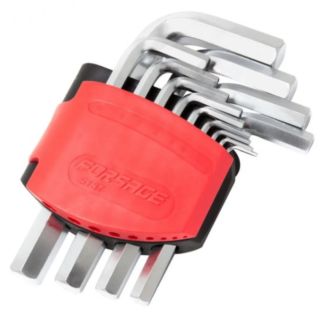 Forsage 13-delige Inbussleutelset 2-19mm Cr-V Staal