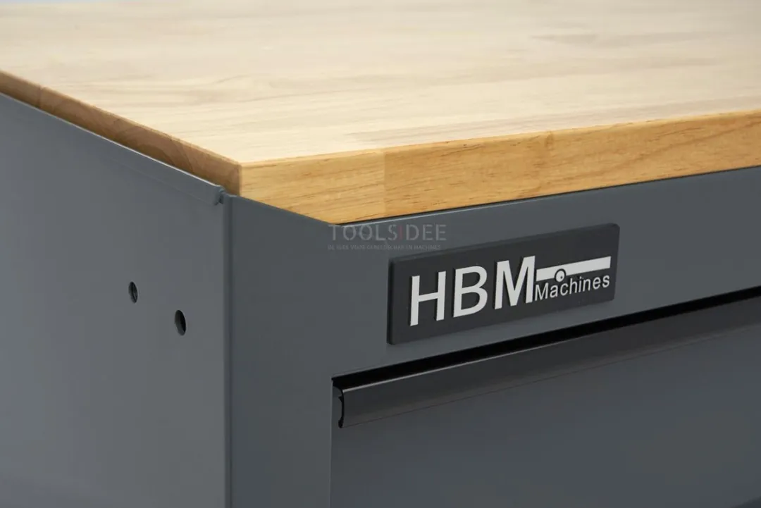 HBM Gereedschapswagen 8 Lades 142cm - Grijs - afbeelding 6 van 6