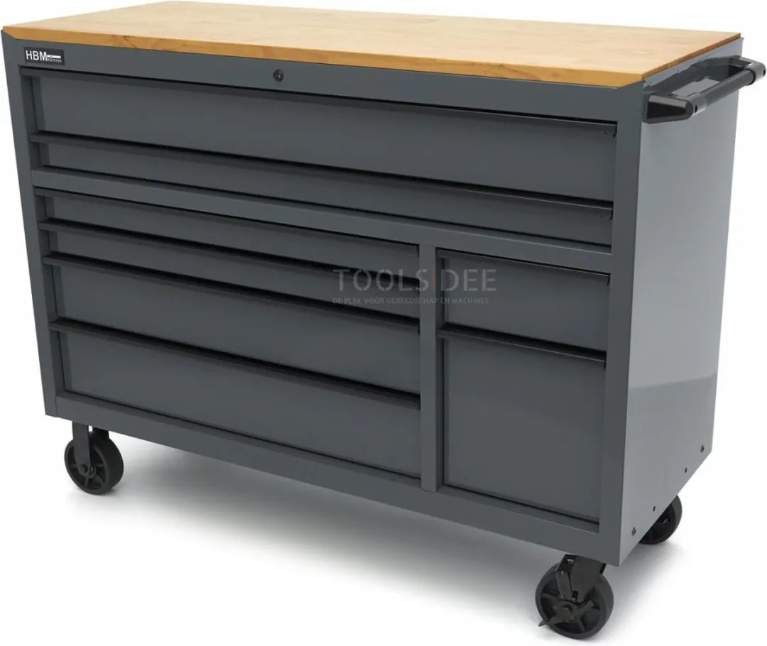HBM Gereedschapswagen 8 Lades 142cm