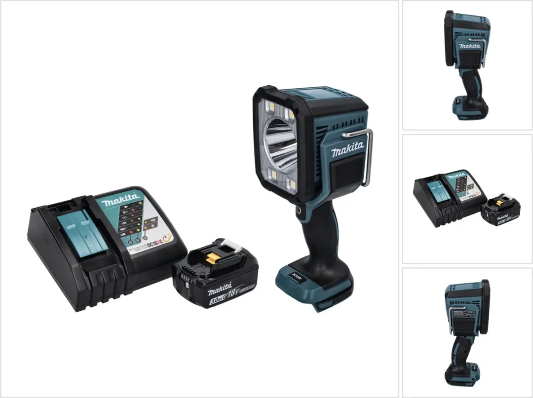Makita DML812RF1 Oplaadbare LED Handlamp 18V 1250lm